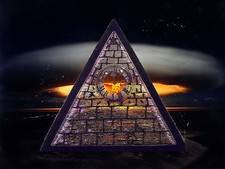 Ancient Egypt Secret Masonic Osiris Doomsday Clock Symbol Pyramid God Patch 33 K