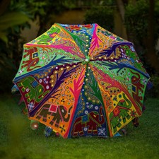 Elephant Garden Umbrella Wedding Decorative Embroidery Parasols Home Decor