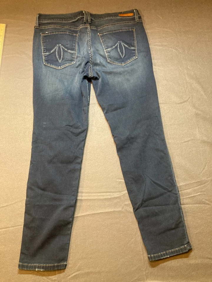 Джинсы Sienna Tomboy уровень 99 духовные эластичные хлопок джинсовая ткань синие женские размер 28 - Изображение 2 из 4