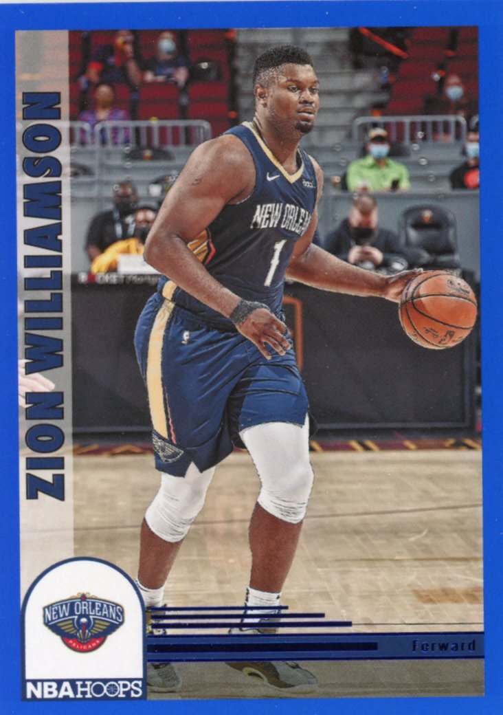 2022-23 Hoops #296 Zion Williamson Blue New Orleans Pelicans