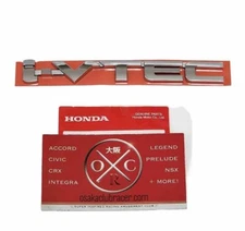 Genuine OEM Honda i-VTEC Emblem Badge Civic Accord CR-V HR-V Fit CR-Z RSX TSX OE