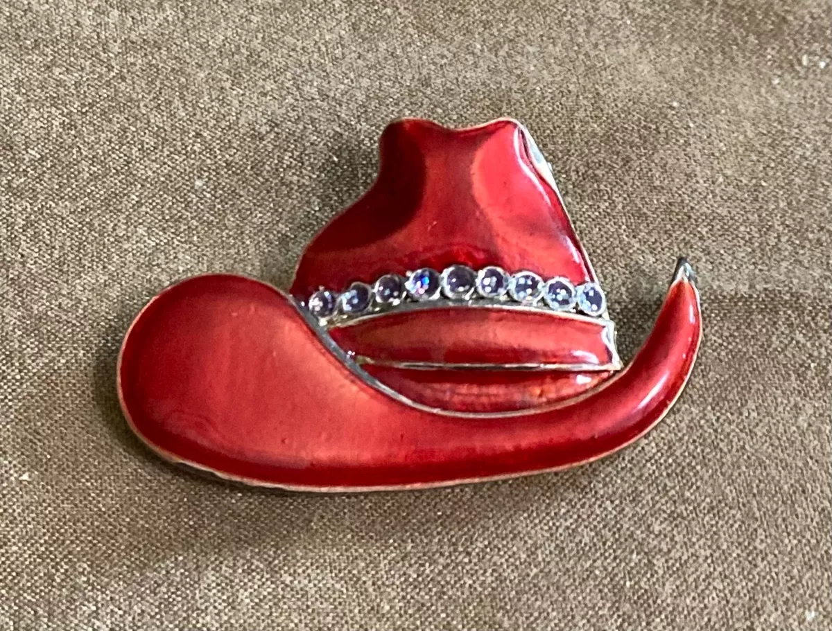 Cowboy brooch best sale