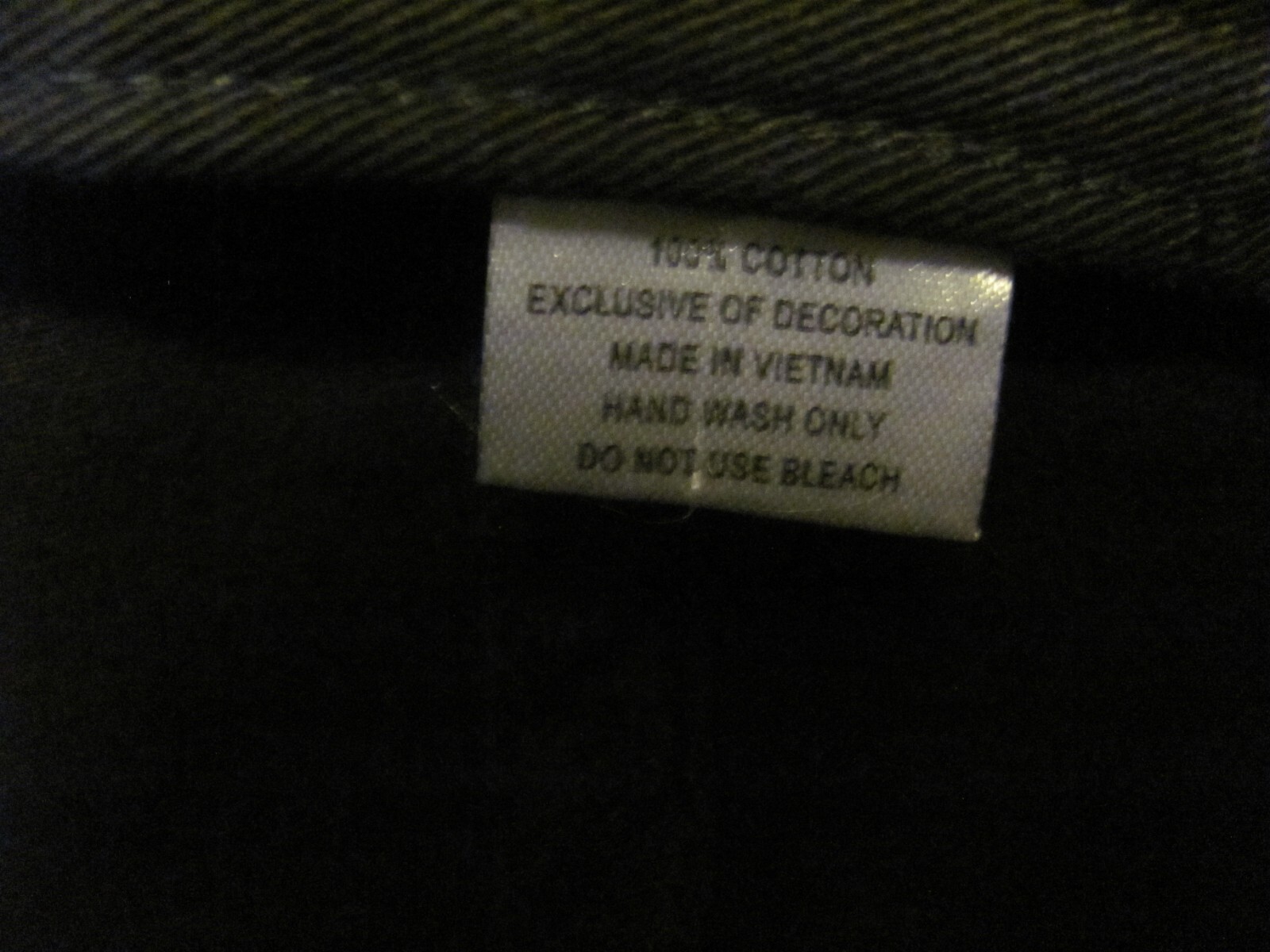 GAF Black Adjustable Hook Loop Hat/Cap. - image 4