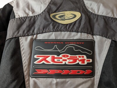 SPIDI Japanese logo Motorcycle Jacket Hi Viz Multiple Pockets Unisex Size Small