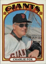 1972 Topps #129 Charlie Fox MG - EX