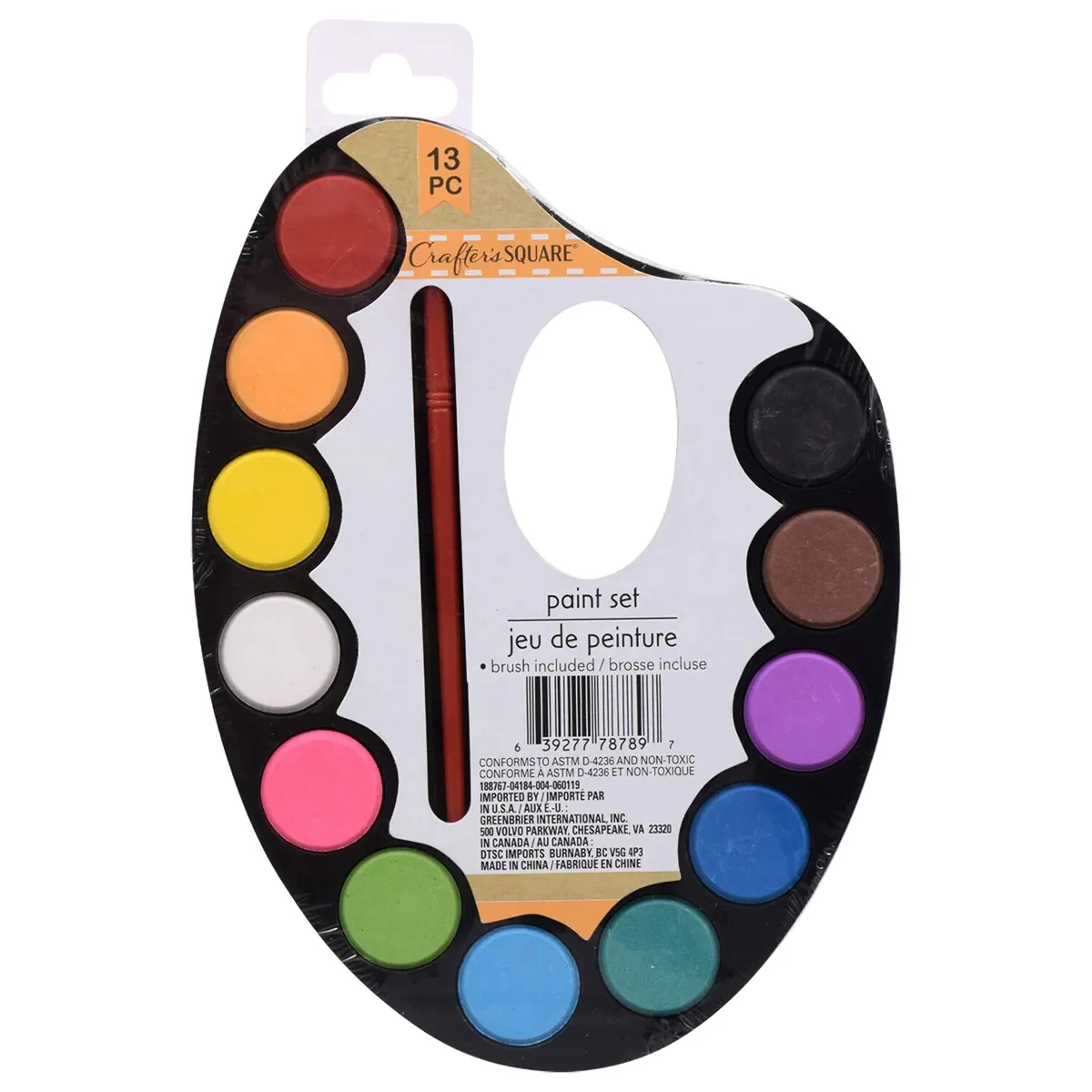 Painters Easil Watercolor Paint Palette Set Brush Included Free Shipping