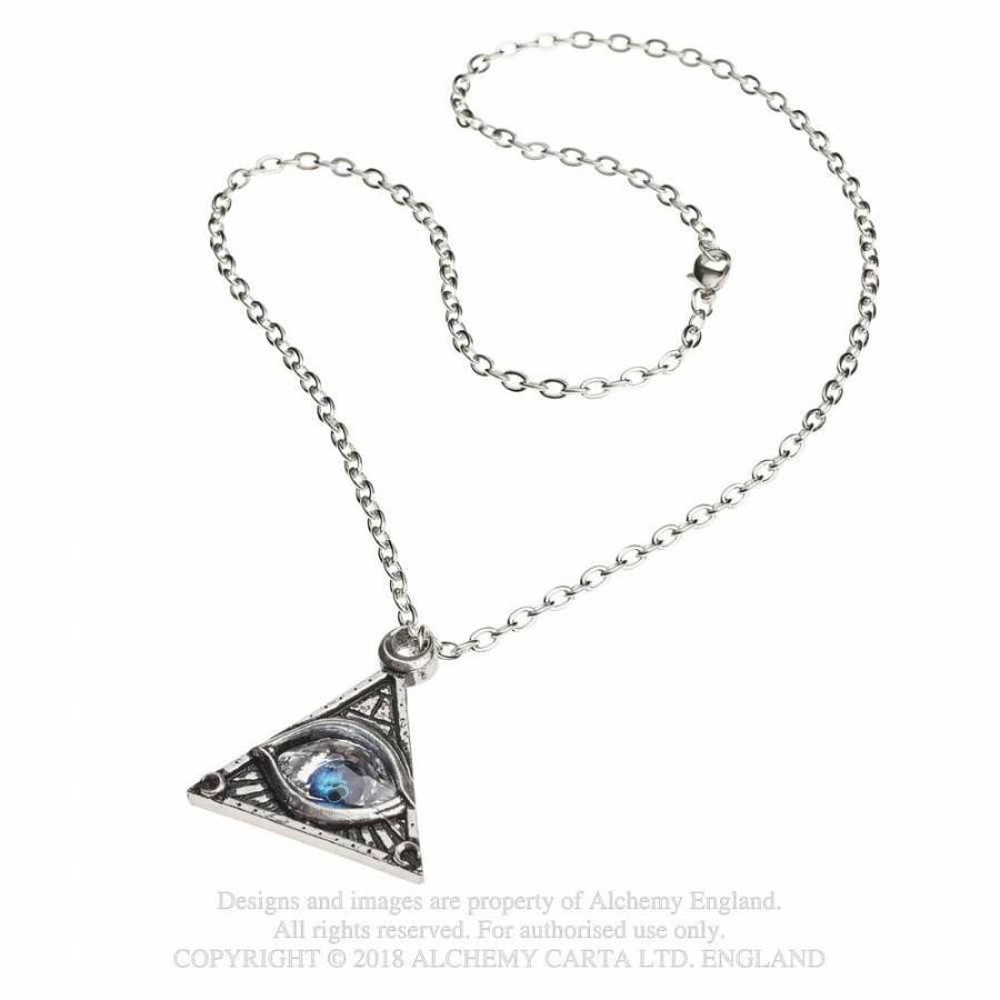 ,schmuck/halskette/anhänger - Zinn - Eye Of Providence - Gotik /