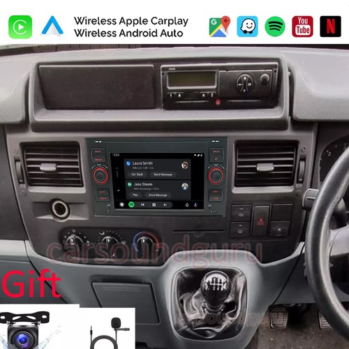 For 2007-2013 Ford Transit Mk7 Android 13 Apple Carplay Radio Stereo GPS 4+64G - Picture 2 of 21