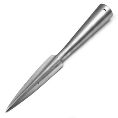 Medieval Functional Hengist Spear Head - Polished Metal Overall 10.5''