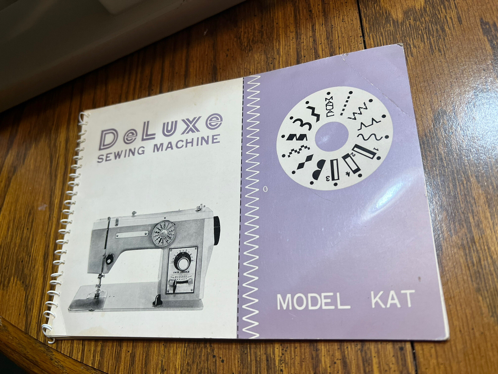 Vintage Deluxe Sewing Machine Manual eBay