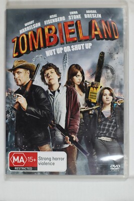 Zombieland (DVD, 2010) Woody Harrelson, Jesse Eisenberg Reg 4 Preowned (D713