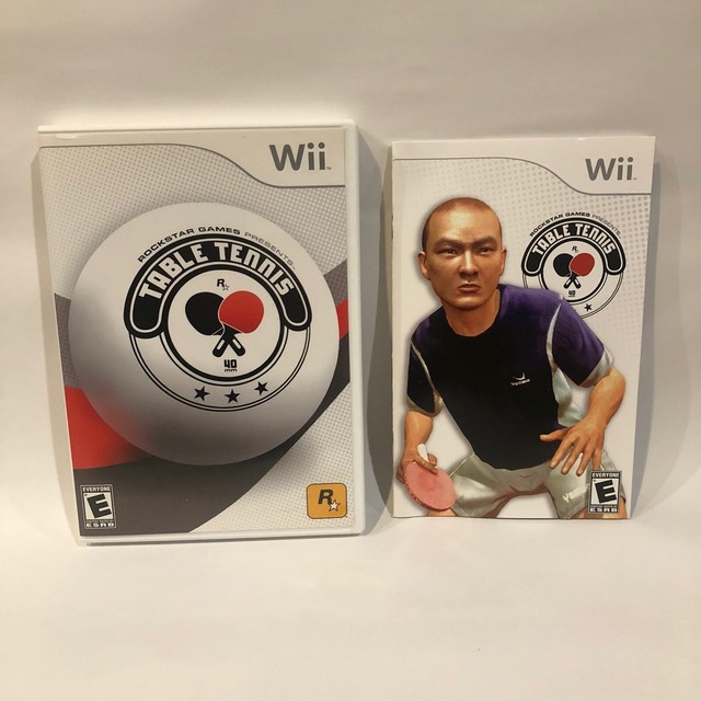 Table Tennis Wii complete rockstar games AUTHENTIC free shipping eBay