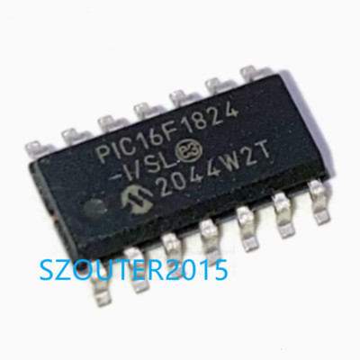 10PCS PIC16F1824 PIC16F1824-I/SL 8-Bit Microcontrollers SOP-14 NEW