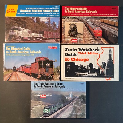 Train watching/ Railway Guides (5) - Train watchers Shortline North American