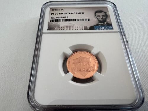 2016-S LINCOLN CENT NGC PF70 RD U.C. PORTRAIT LABEL "TOP POP ONLY 337" - Picture 2 of 4