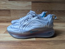 Nike Air Max 720 "GS" Sneakers Geology Youth Size 6.5Y Grey Red Teal AQ3196-010