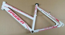 Spyder Lady 44Cm Alluminio Telaio Bianco-Rosa Opaco 2045Gramm V-Brake MTB 26"