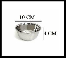 10X4 CM PURE Stainless Steel Bowl Katori Stackable Serving Snack Curry Pudding