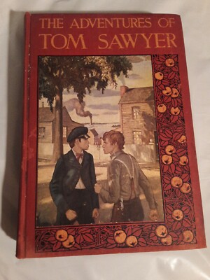Vintage 1931 Hardcover Book The Adventures of Tom Sawyer - Mark Twain ...
