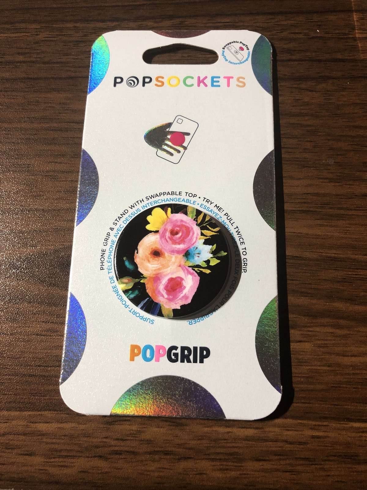 PopSocket Pop Grip Garden Party Floral Swappable Top-image