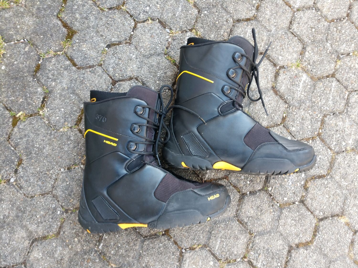 Head 370 Snowboardboots 46 30.5cm Snowboardschuhe Schwarz