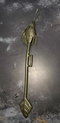 Mighty Morphin Power Rangers 1993 GOO FISH WEAPON 8.5" vtg staff spear