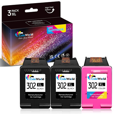 302XL DRUCKER PATRONEN für HP OfficeJet 1110 3830 3831 3832 3833 3834 3835 4650