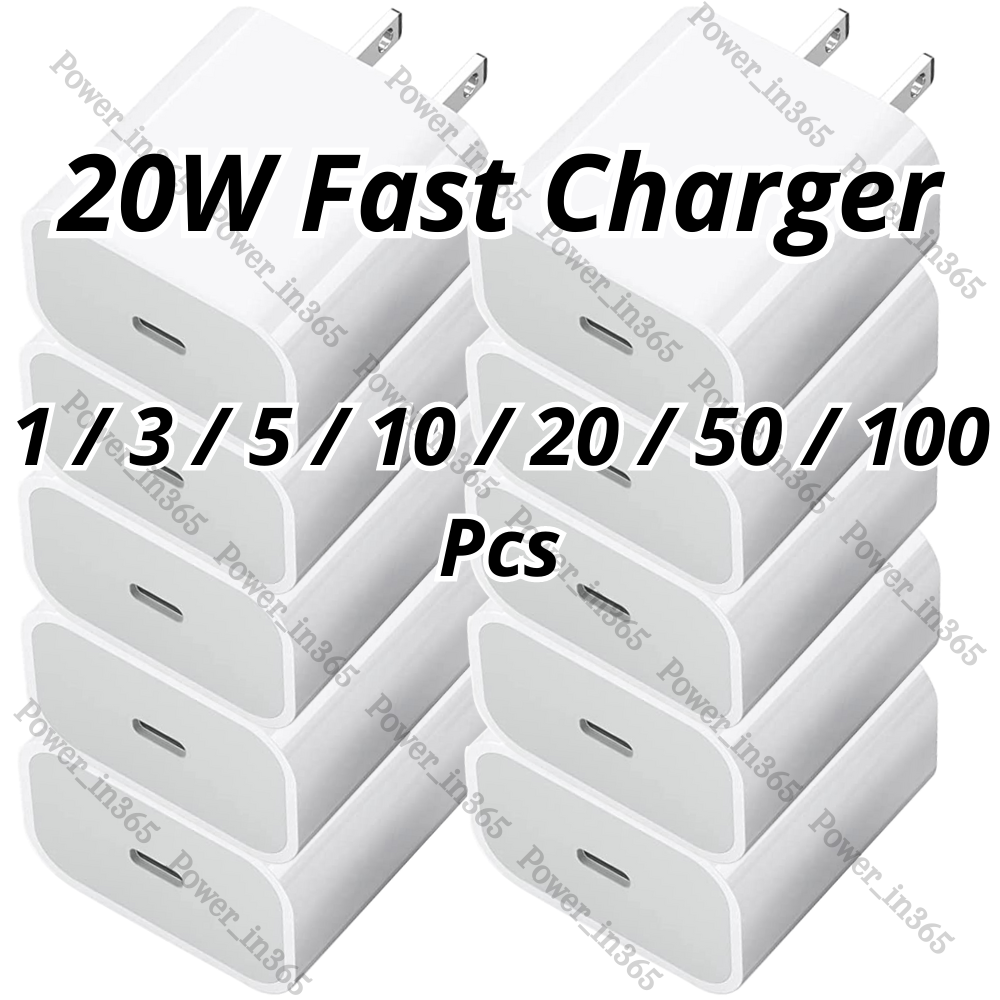 20W USB C Type C Power Adapter Fast Charger Block For iPhone iPad Wholesale Lot