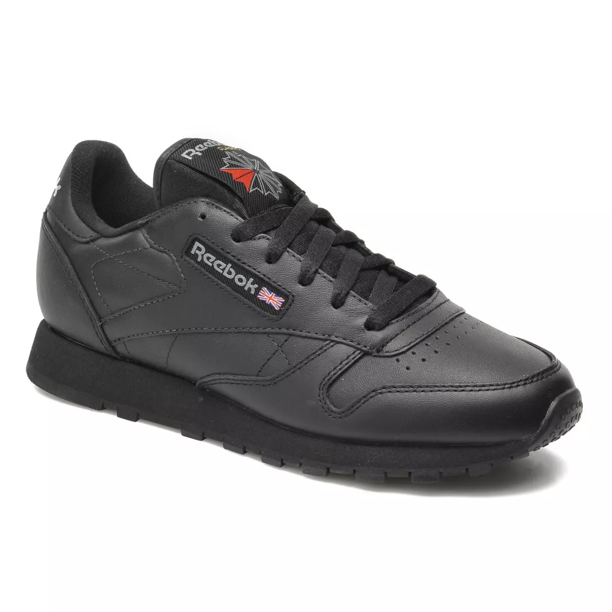 episode solopgang Pjece NEW Reebok Classic Junior Kids Unisex Childrens Leather Trainers Shoes -  Black | eBay