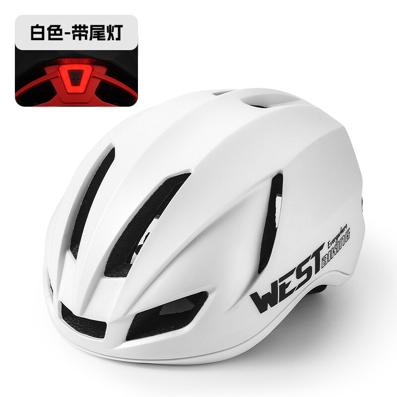 WEST BIKING MTB Road Bike Helmet with Tail Light Ultra Light Cycling