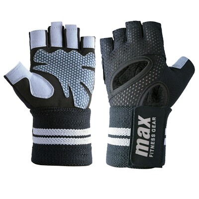 MAX Fitnessstudio Training Gewichtheben beste Handschuhe Riemen Bodybuilding Training Fitness 