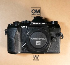 OM System OM-5 Mark II Black Camera Body With 3 Batteries, Charger, Box