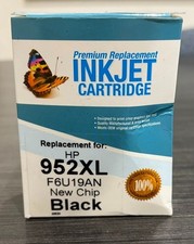952XL F6U19AN Black Ink Cartridge Replacement HP Sealed