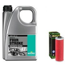R800 R80 Oil and Filter Kit Motorex Four Stroke 10w40 4L BMW R 800 1993