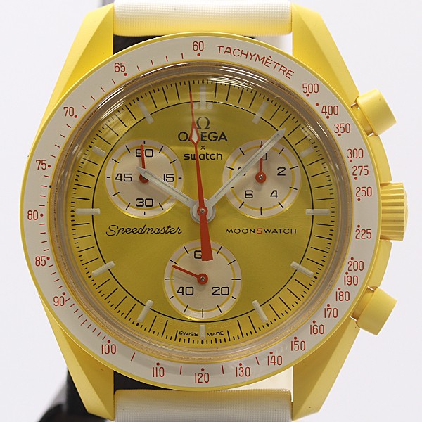 OMEGA SWATCH SPEEDMASTER MOONSWATCH Yellow #VWM2847
