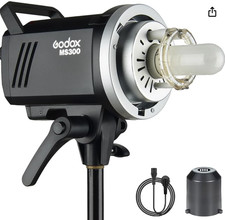 GODOX MS300 300W 2.4G Compact Studio Strobe Flash  Bowens 7" Reflector