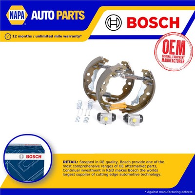 Brake Shoes Set fits DACIA LODGY 1.2 1.3 1.6 1.5D 12 to 22 Bosch 440207408R New