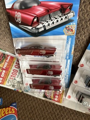Hot Wheels Mattel 80th Anniversary 3 Pack Minicar JGK08 F/S