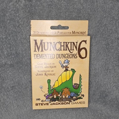 Munchkin 6 Demented Dungeons Card Game Expansion 1st Edition, 5th Printing 