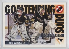 1994-95 O-Pee-Chee Premier Goaltending Duos Ken Wregget Tom Barrasso #84 HOF t3w