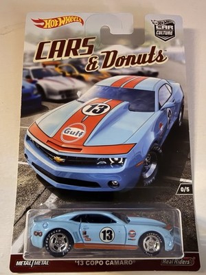 Hot Wheels RLC Cars & Donuts '13 COPO CAMARO GULF 2017 Car Culture CHASE #0/5