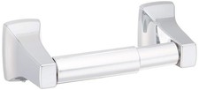 Contemporary Chrome Wall Mount Spring Toilet Paper Holder for Bathroom