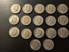 Lot of Seventeen (17) 1967 Kennedy Half Dollars 40% Silver