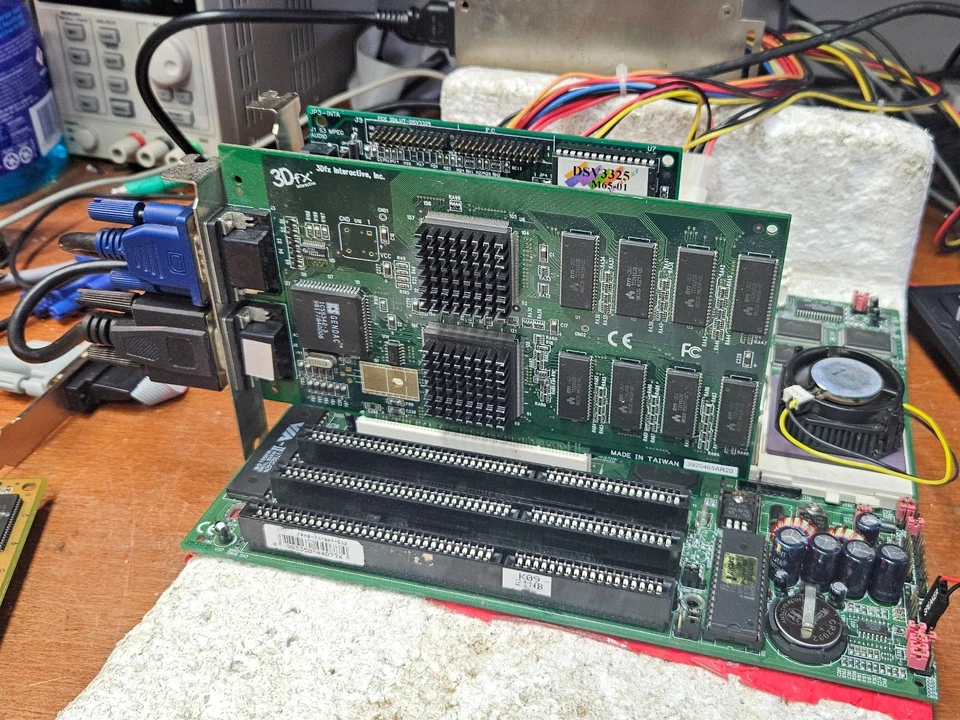 3Dfx Voodoo 1 4MB, PCI, A-Trend Helios 3D ATC-2465 CD With Drivers, Working 100% - Image 2 of 4