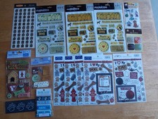 New Dog Lot Of 15 Scrapbooking Embellishments Stickers 1 Cat Stickers