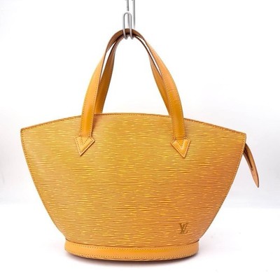 Louis Vuitton Epilogue Saint-Jacques Shoulder Bag Yellow Leather Tote EX