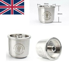 For Illy Coffee Maker Accessories Stainless Coffee Pods Reusable Capsules Cup UK
