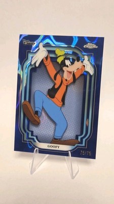 2024 Topps Chrome Disney Goofy 75/75 Bookend Dark Blue Lava Refractor #4