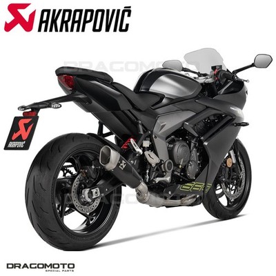 Full exhaust TRIUMPH TRIDENT 660 ABS 2021-2025 AKRAPOVIC RC S-T6R2