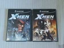 X-Men Legends 1&2 Nintendo GameCube Lot Activision Complete Tested Clean See